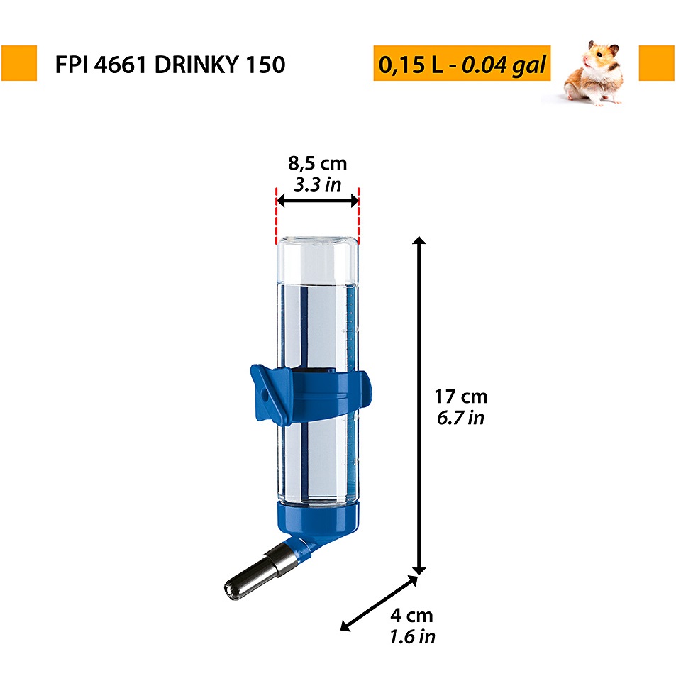 FERPLAST FPI 4661 Drinky 150 Поилка для мелких животных1