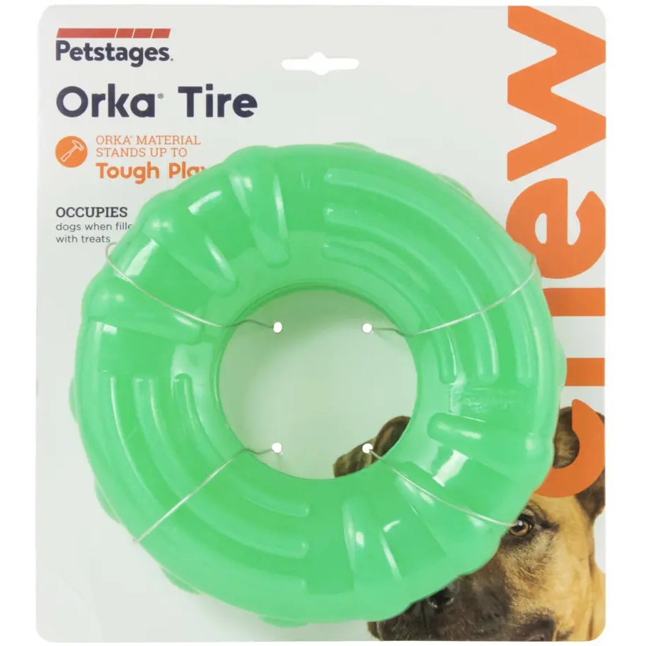 PETSTAGES Orka Tire Pet Игрушка для собак Колесо3