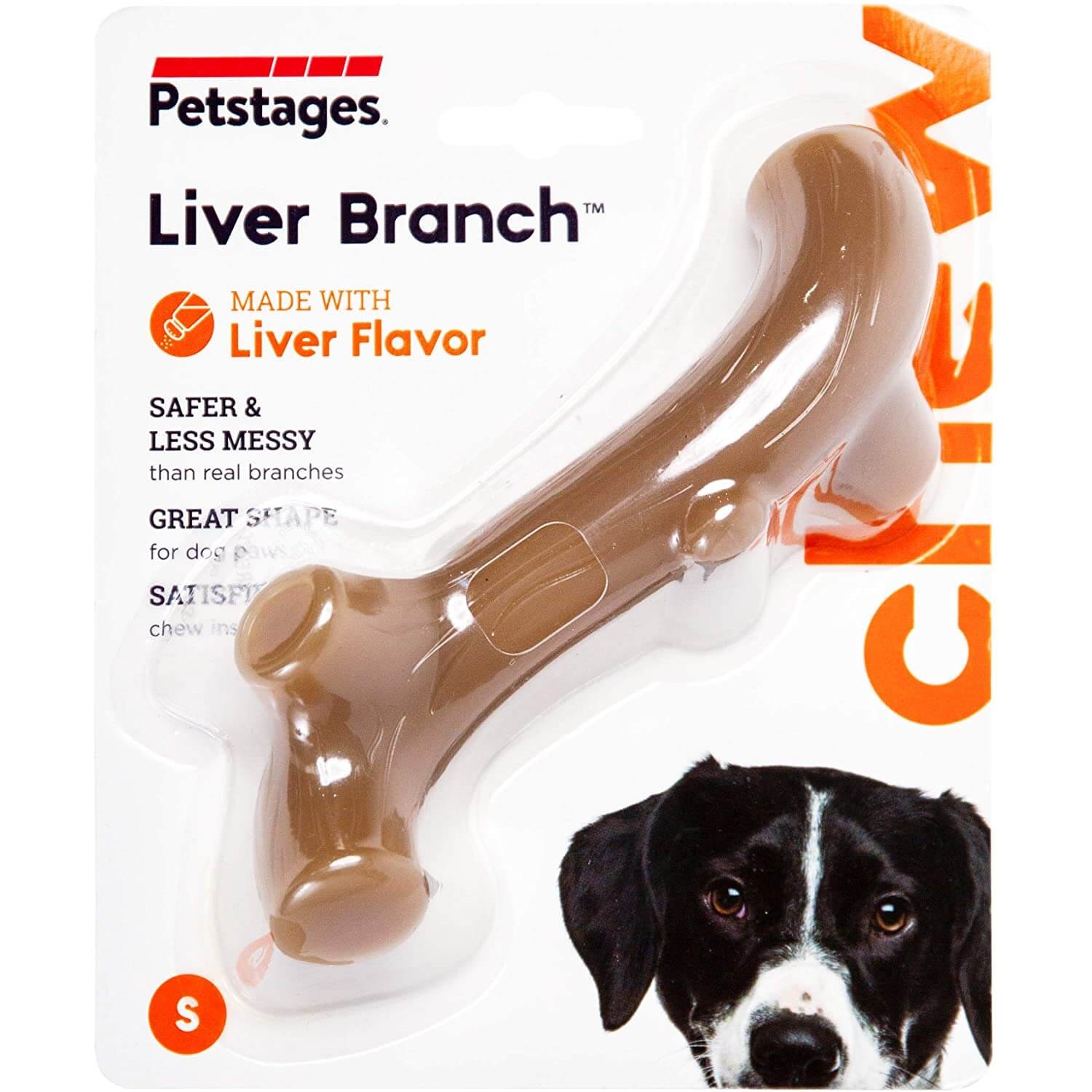 PETSTAGES Liver Branch Игрушка для собак Ветка3