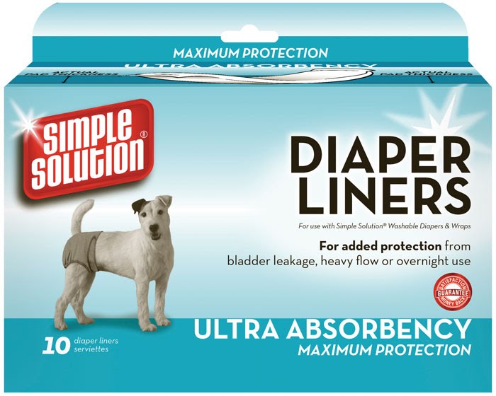 SIMPLE SOLUTION Disposable Diaper Liners - Heavy Flow Гигиенические прокладки для собак0