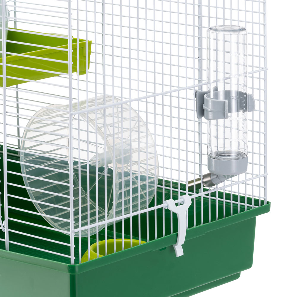 FERPLAST Hamster Duo White Двухэтажная клетка для хомяков4