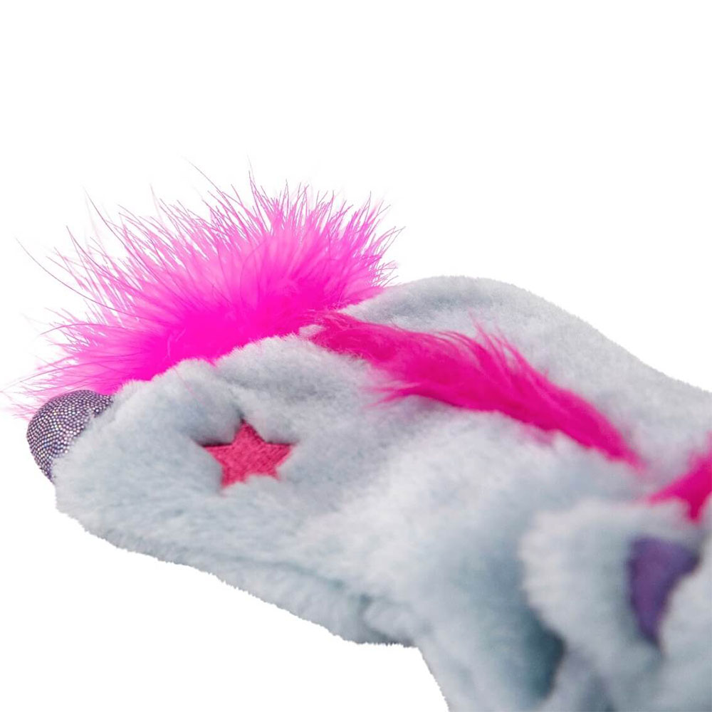 PETSTAGES Cuddle Pal Unicorn Игрушка для котов "Подушка Единорог"5