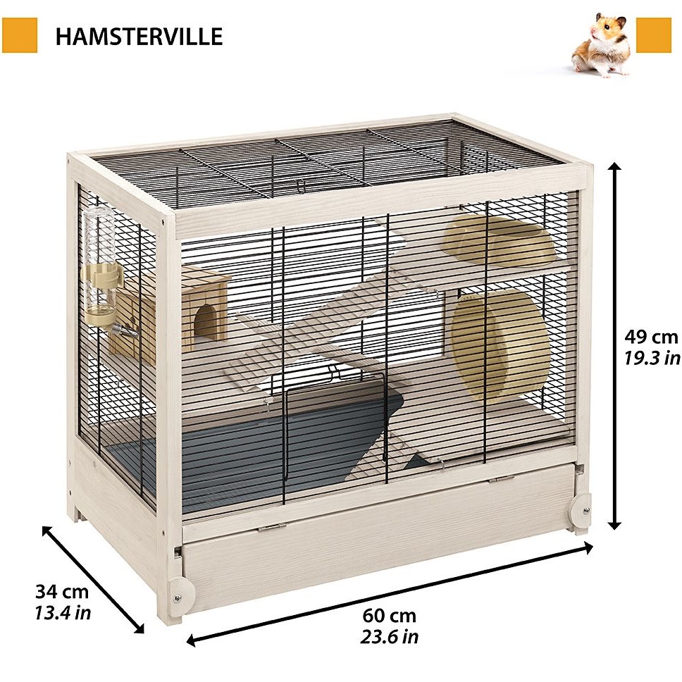 FERPLAST Hamsterville Black Клетка для хомяков и мышей9