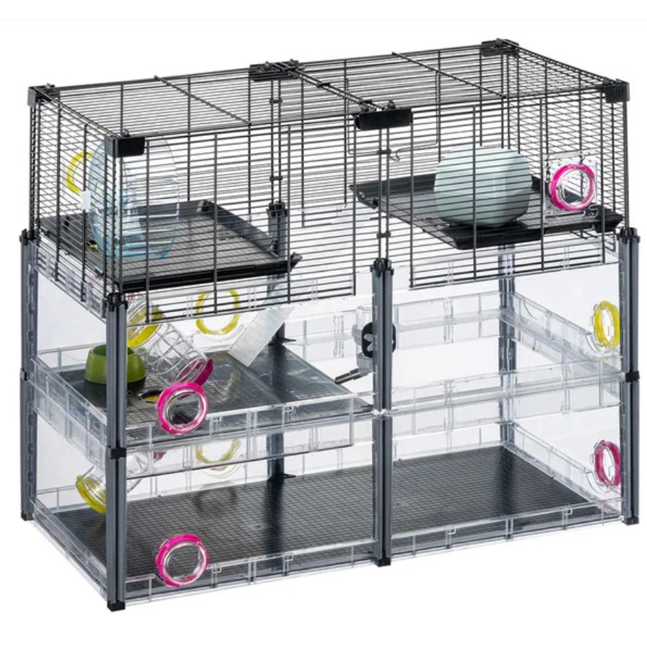 FERPLAST Multipla Hamster Crystal Клітка для хом'яків та мишей1