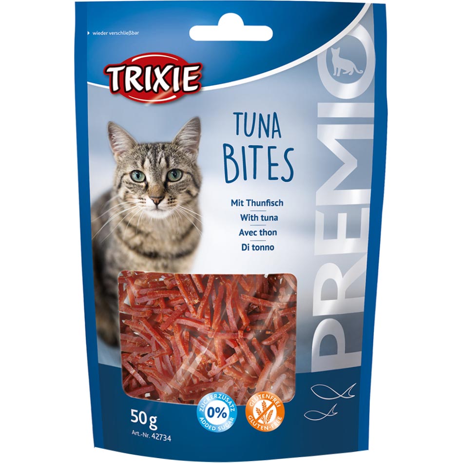 TRIXIE Premio Tuna Bites Ласощі для котів (з тунцем та куркою)0