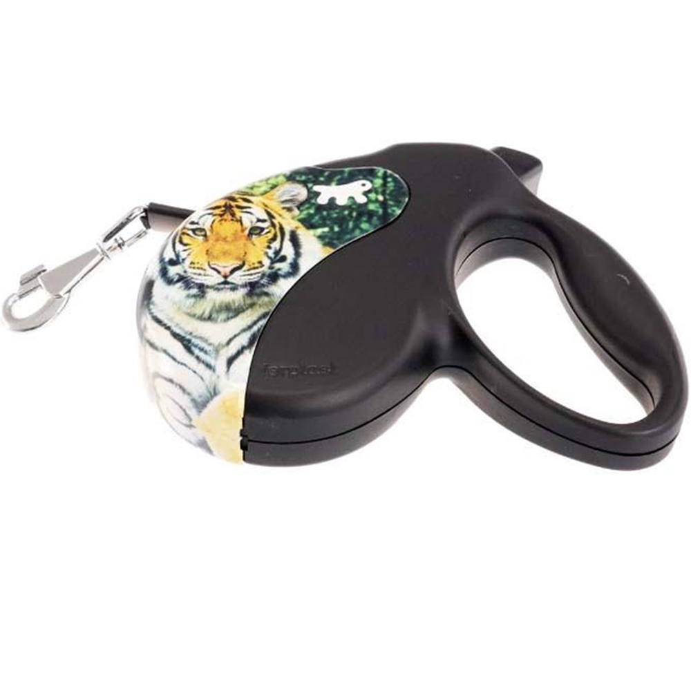 FERPLAST Amigo M Tape Decor Tiger Повідець-рулетка для собак3