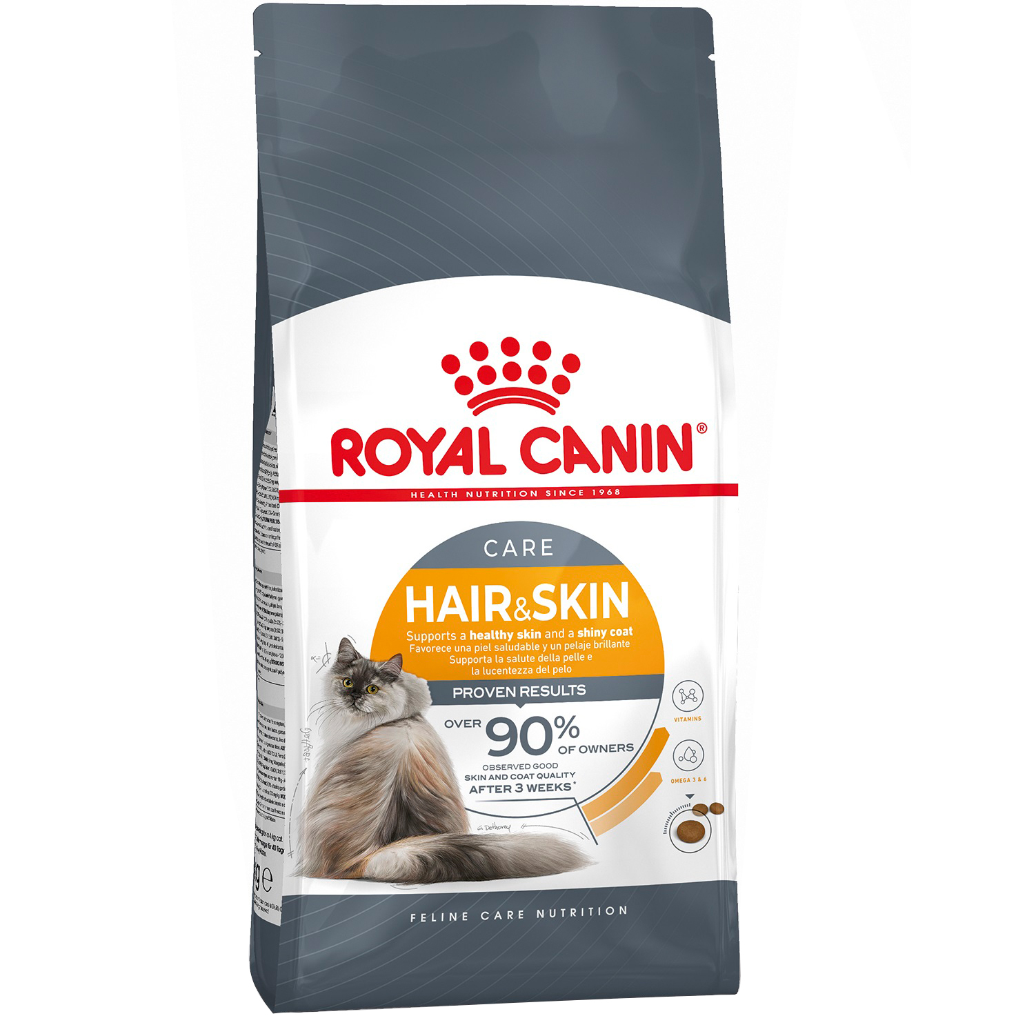 ROYAL CANIN Hair&Skin Care Сухой корм для поддержания здоровья кожи и блеска шерсти у котов1