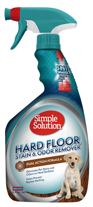 SIMPLE SOLUTION Hardfloors Stain & Odor Remove Средство для удаления запахов и пятен от жизнедеятельности домашних животных с твердых поверхностей и полов0