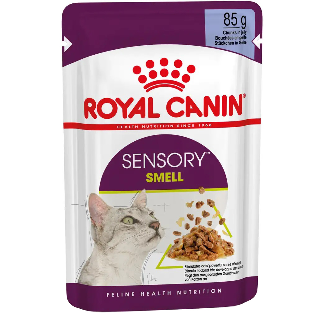 ROYAL CANIN Sensory Smell Jelly Вологий корм для дорослих котів0