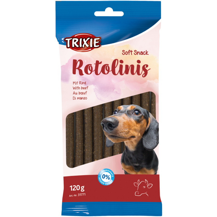 TRIXIE Soft Snack Rotolinis Лакомства для собак (с говядиной)0