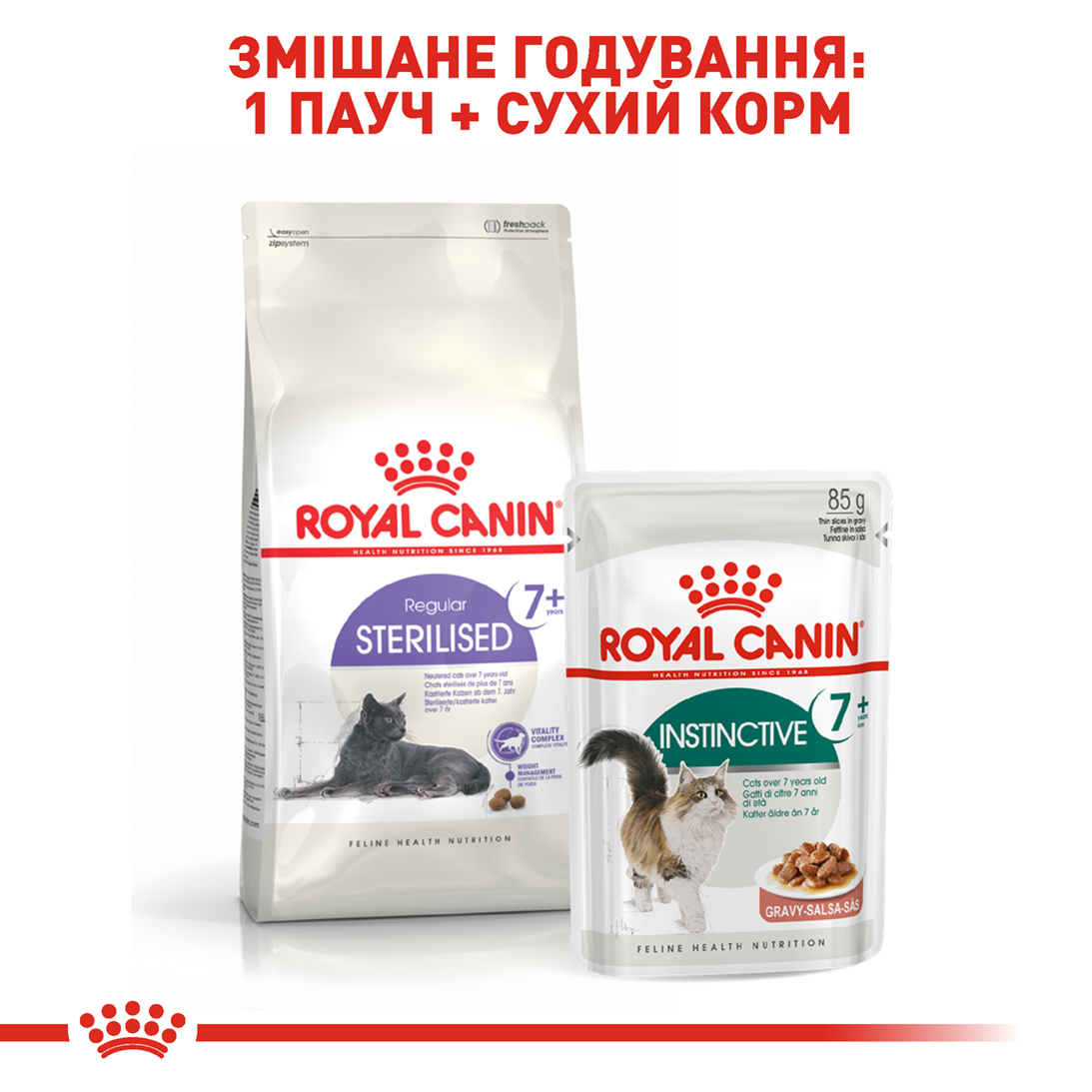 ROYAL CANIN Regular Sterilised 7+ Cухий корм для дорослих стерилізованих котів7