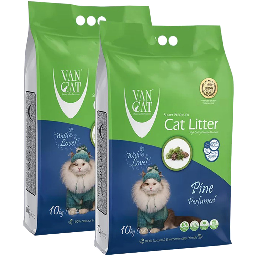 VANCAT Cat Litter Pine Наповнювач бентонітовий для котячих туалетів (з ароматом сосни)1