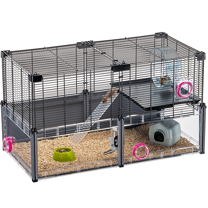 FERPLAST Multipla Hamster Nera Gabbia Клітка для хом'яків та мишей0