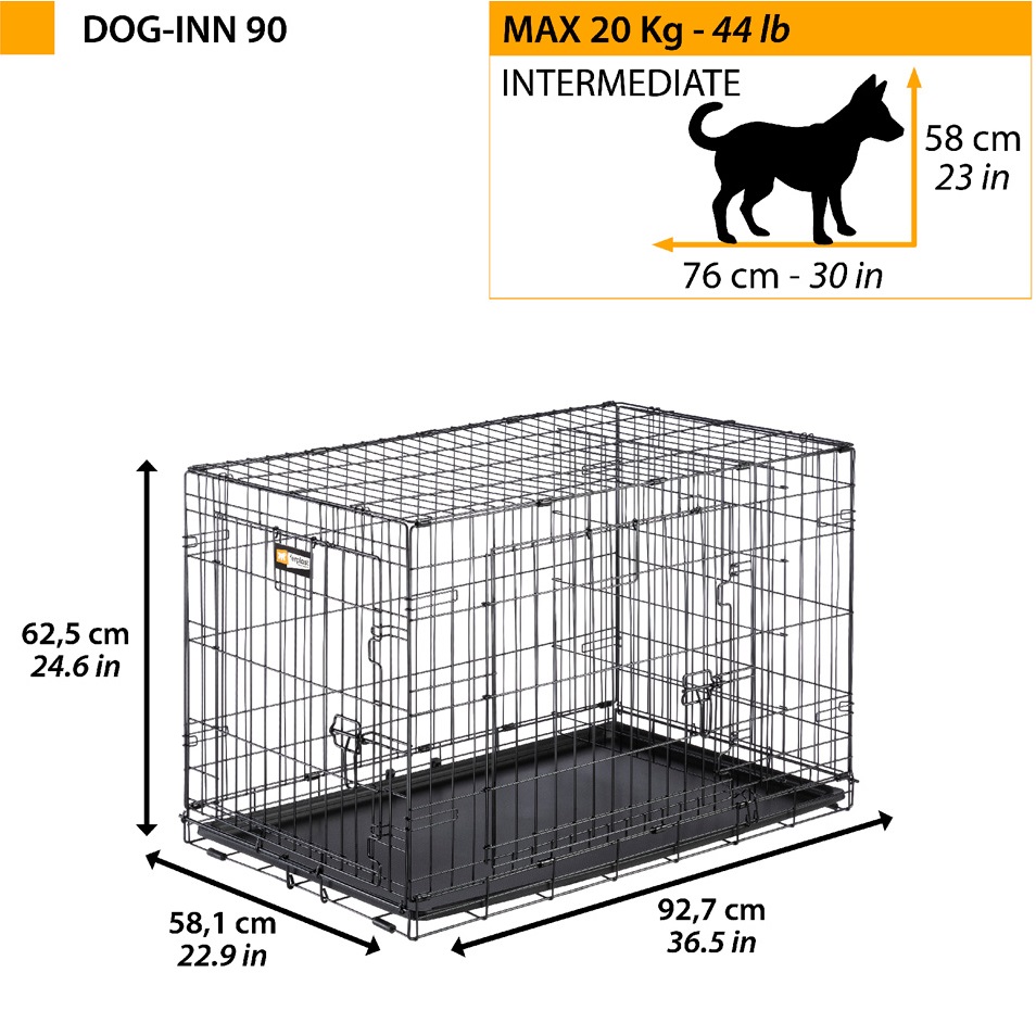 FERPLAST Dog-Inn 90 Складна клітка для собак8