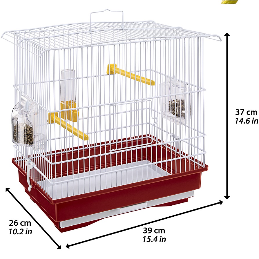 FERPLAST Giusy White Клітка для канарок та маленьких екзотичних птахів11