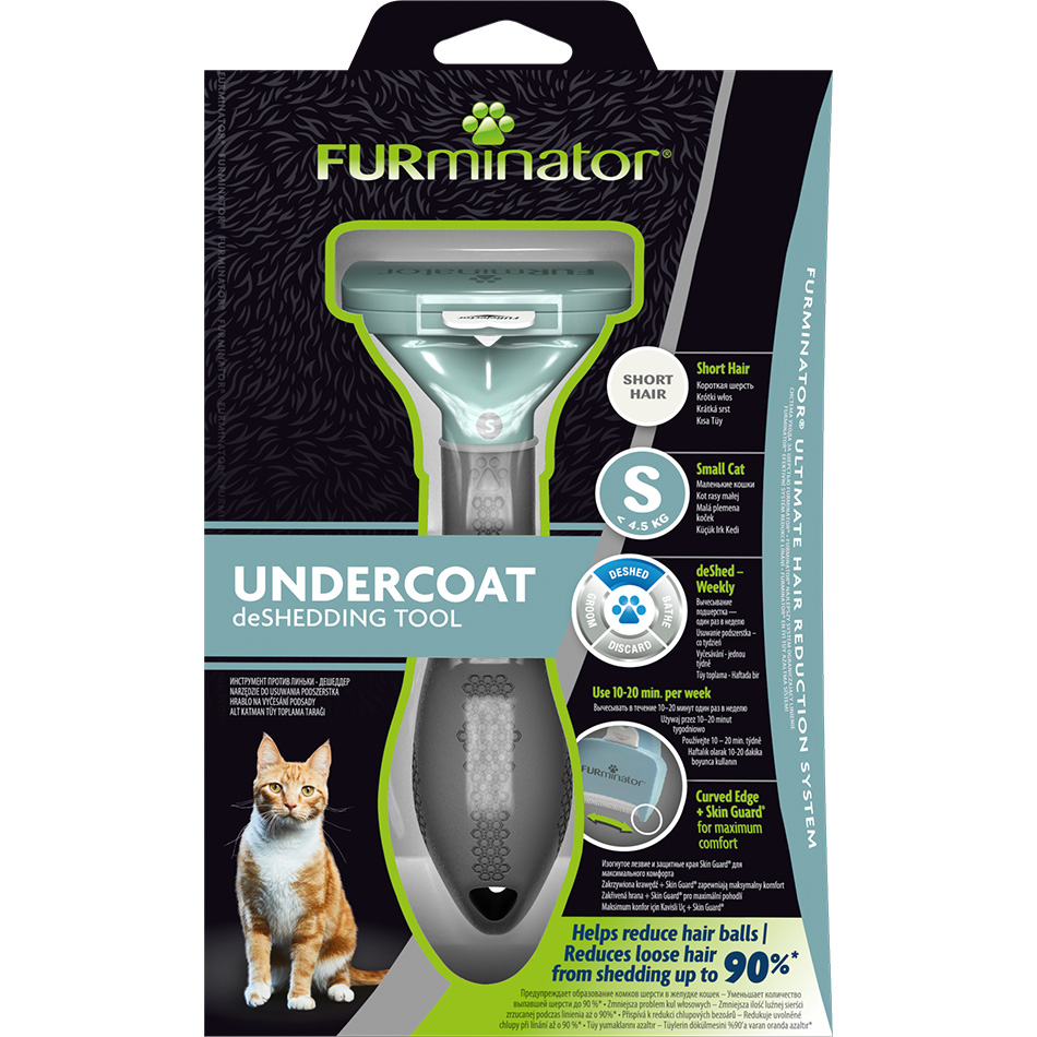 FURminator Short Hair Фурминатор для котов с короткой шерстью0