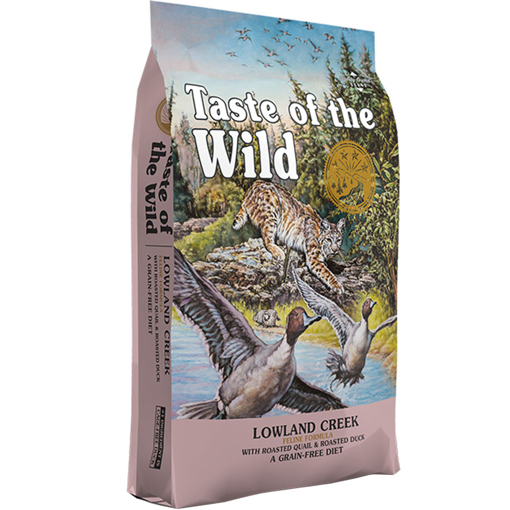 TASTE OF THE WILD Lowland Creek Feline Formula Сухой корм для кошек и котят на всех стадиях жизни (с перепелом и уткой)2