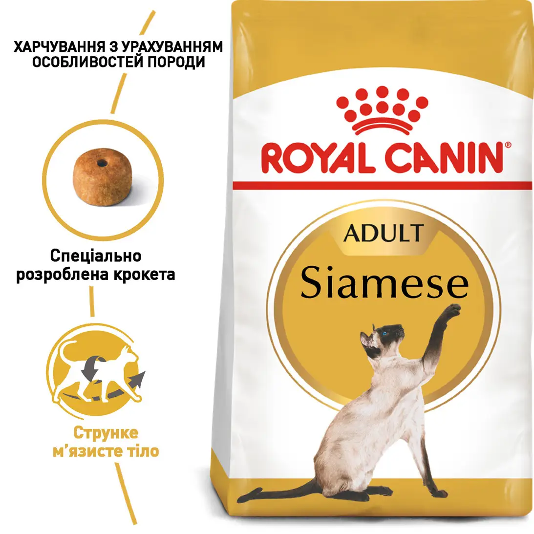 ROYAL CANIN Siamese Adult Сухой корм для взрослых котов породы Сиамская2