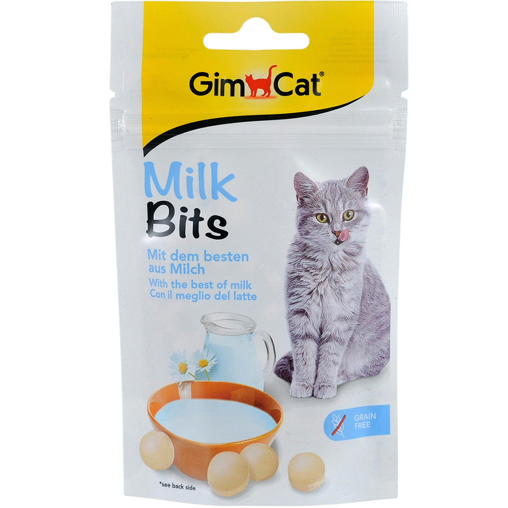 GIMCAT Milk Bits Ласощі для котів з молоком0