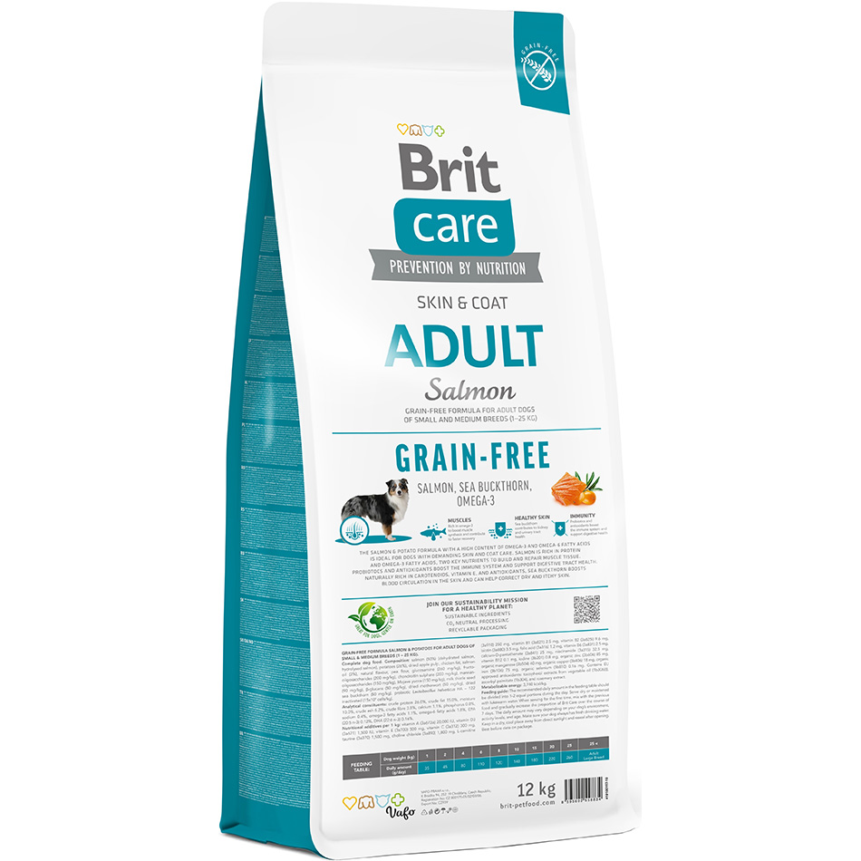 BRIT CARE Grain-free Adult Сухий корм для дорослих собак усіх порід (Лосось)4