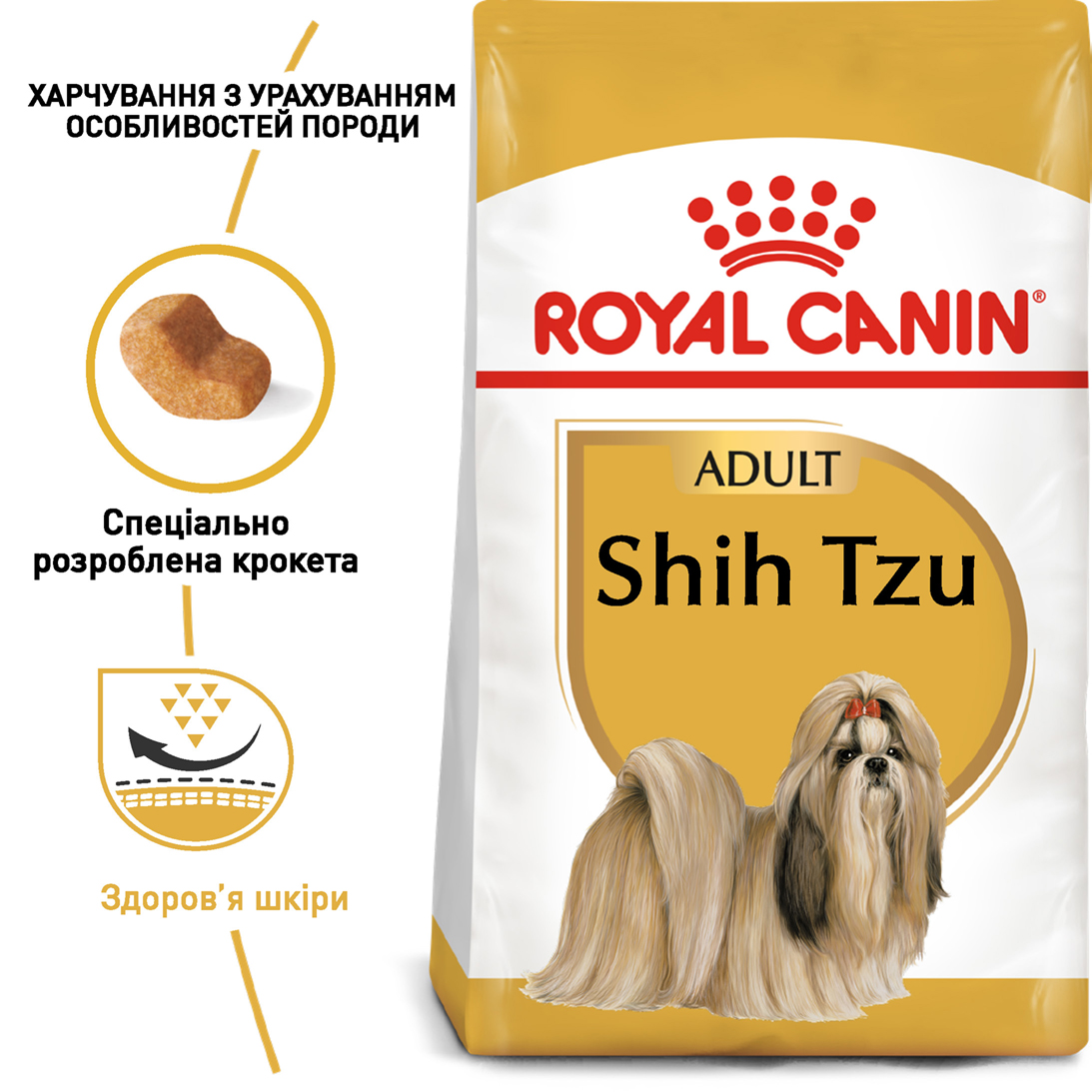 ROYAL CANIN Shih Tzu Adult Сухий корм для дорослих собак породи Ши-тцу2