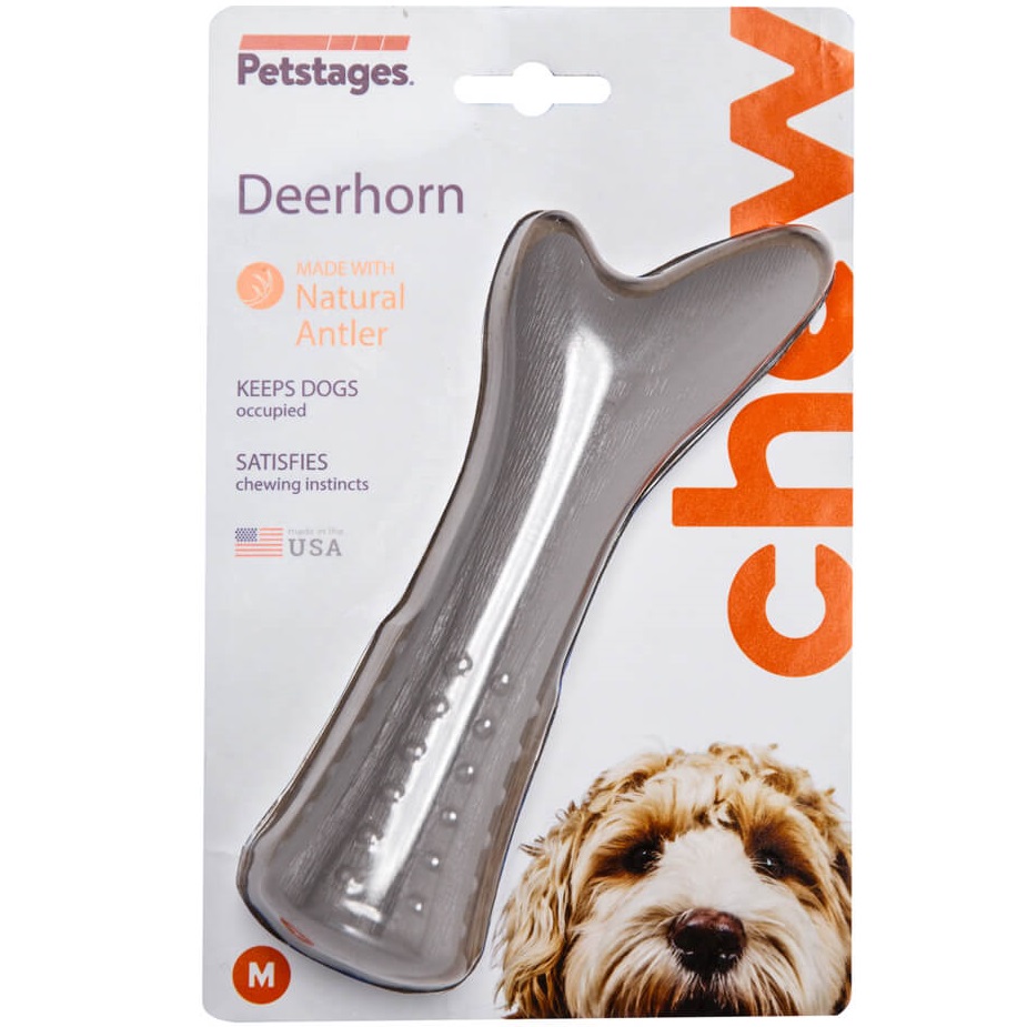 PETSTAGES Deerhorn Іграшка для собак "Оленячий ріг"3