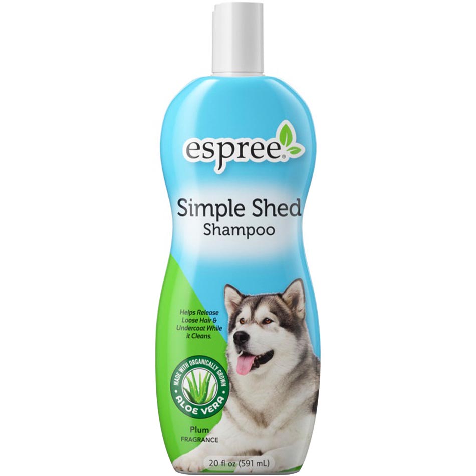 ESPREE Simple Shed Shampoo Шампунь для собак и котов во время линьки0