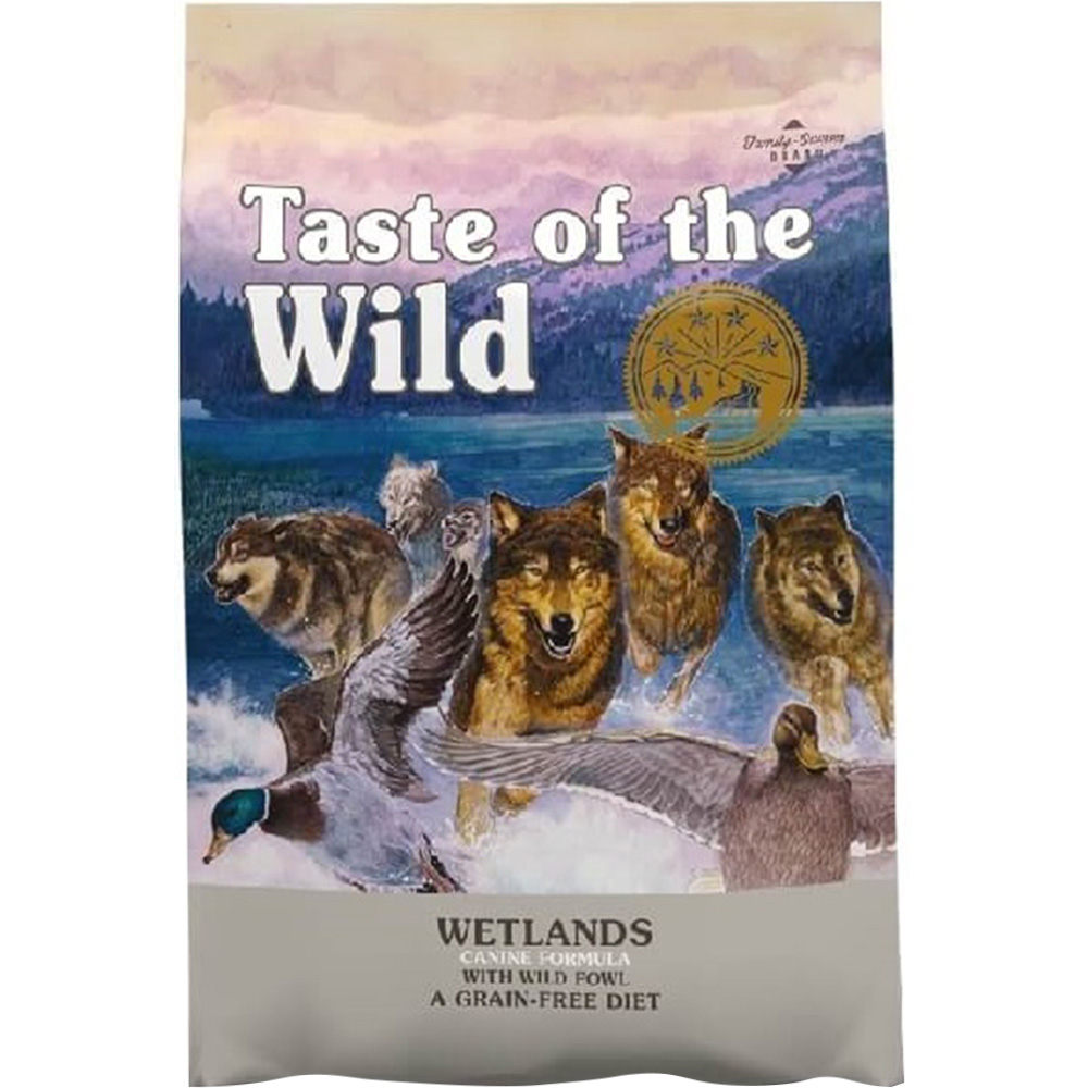 TASTE OF THE WILD Wetlands Canine Formula Cухий корм для дорослих собак (з качкою та перепілкою)1