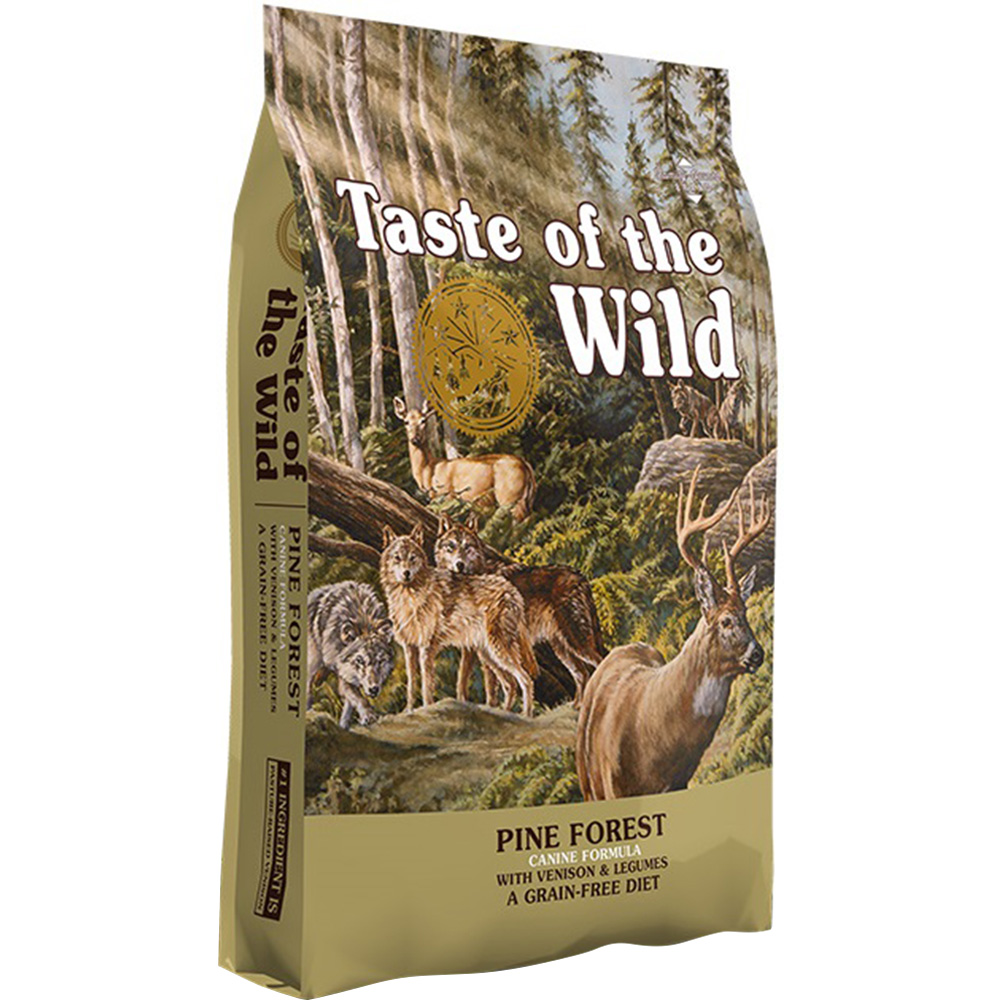 TASTE OF THE WILD Pine Forest Canine Formula Сухой корм для собак всех пород и всех стадий жизни (с олениной)1