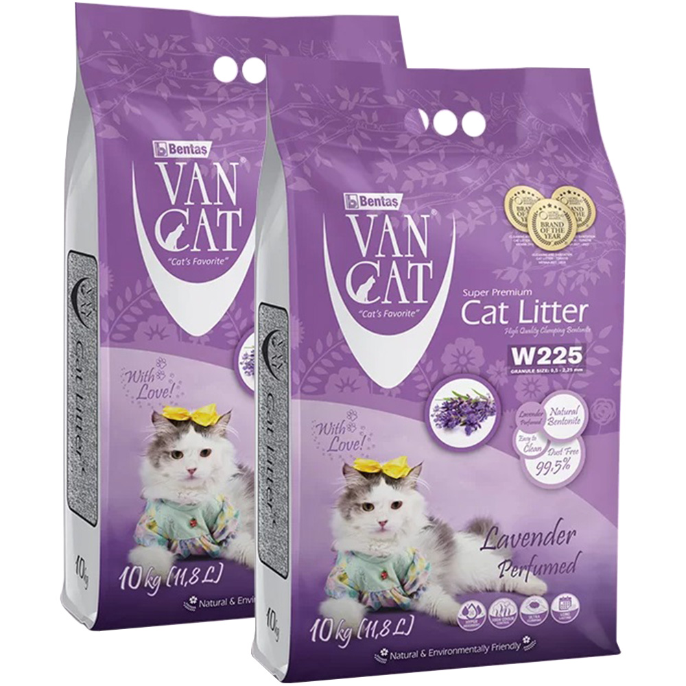 VANCAT Cat Litter Lavender Наповнювач бентонітовий для котячих туалетів (з ароматом лаванди)1