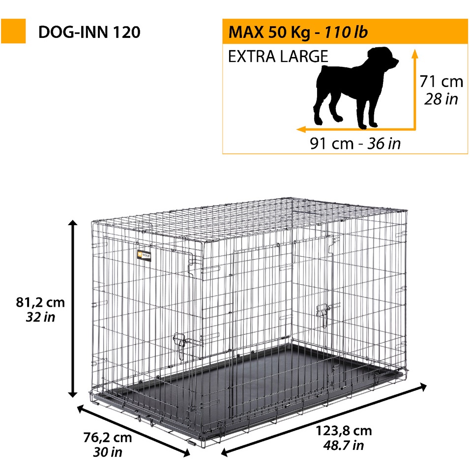 FERPLAST Dog-Inn 120 Складная клетка для собак8