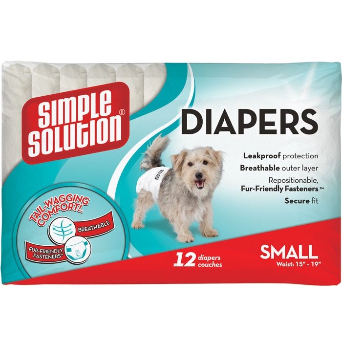 SIMPLE SOLUTION Disposable Diapers Small Гигиенические подгузники для собак S0