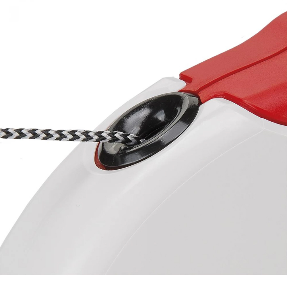 FERPLAST Amigo M Cord Red-White Повідець-рулетка для собак2