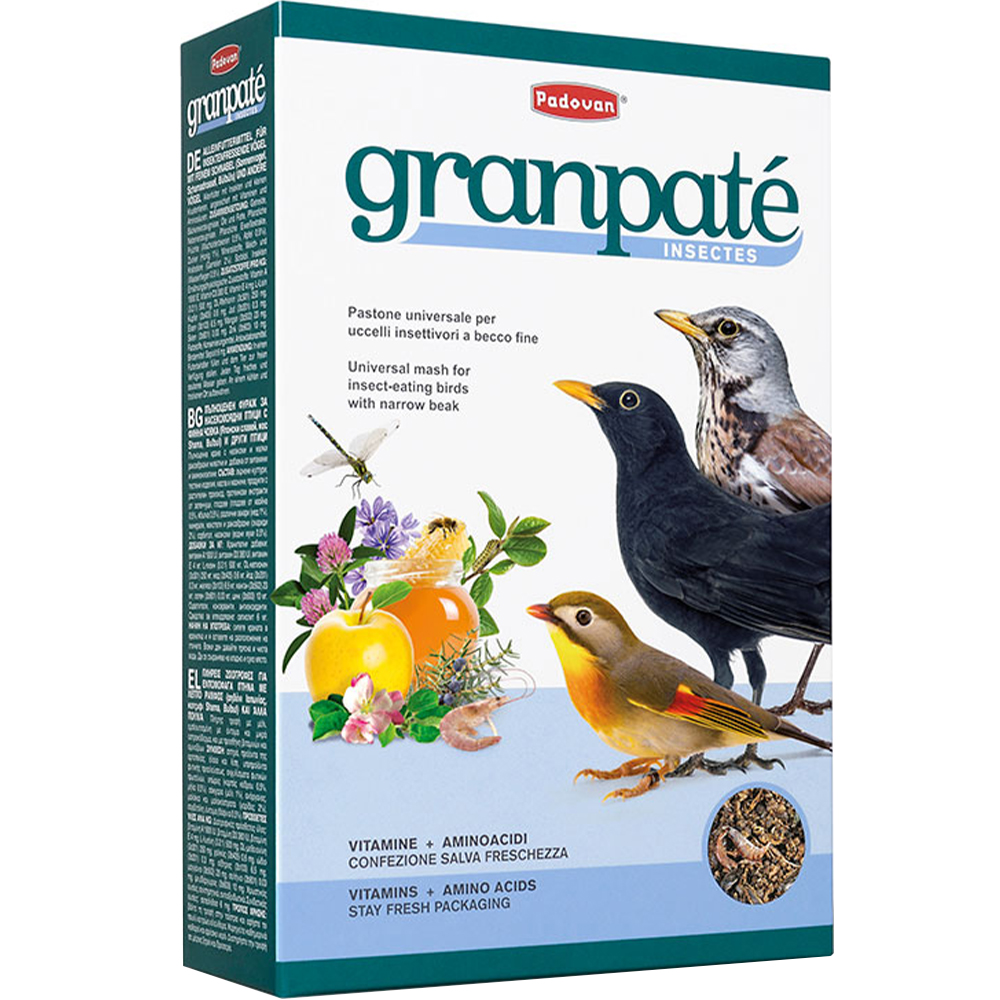 PADOVAN Granpatee Insectes Корм для птахів0