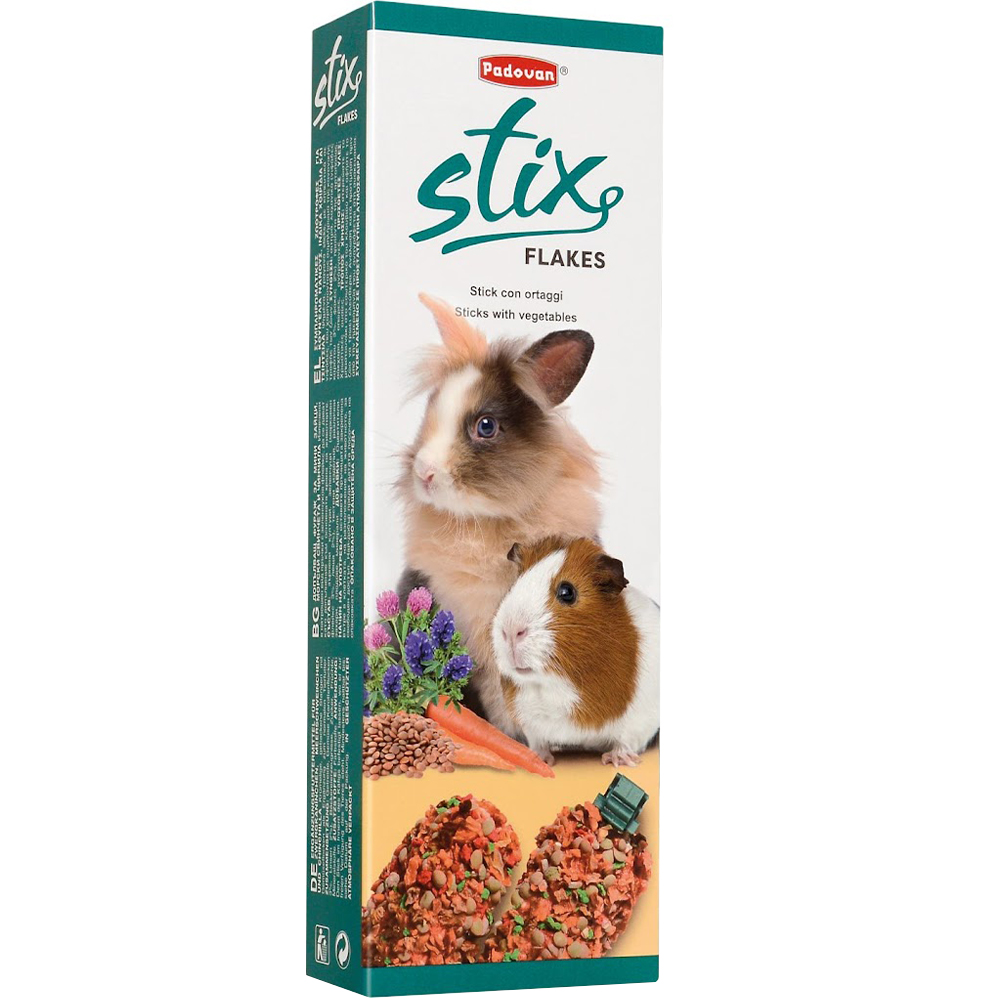 PADOVAN Stix Flakes Coniglietti Ласощі для кроликів0