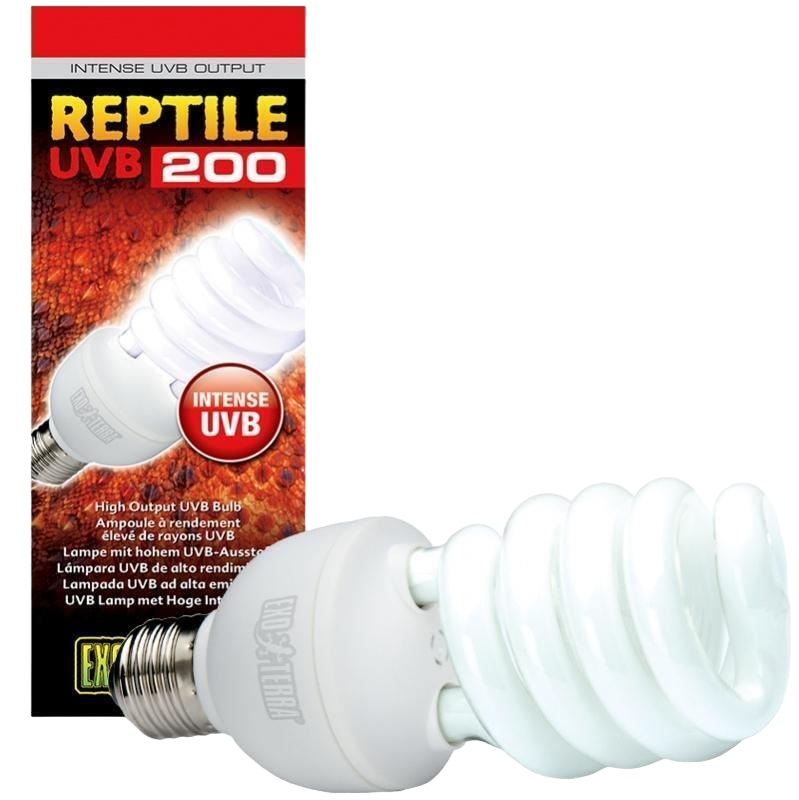 EXO TERRA Reptile UVB 200/26W E27 Лампа для тераріумів0