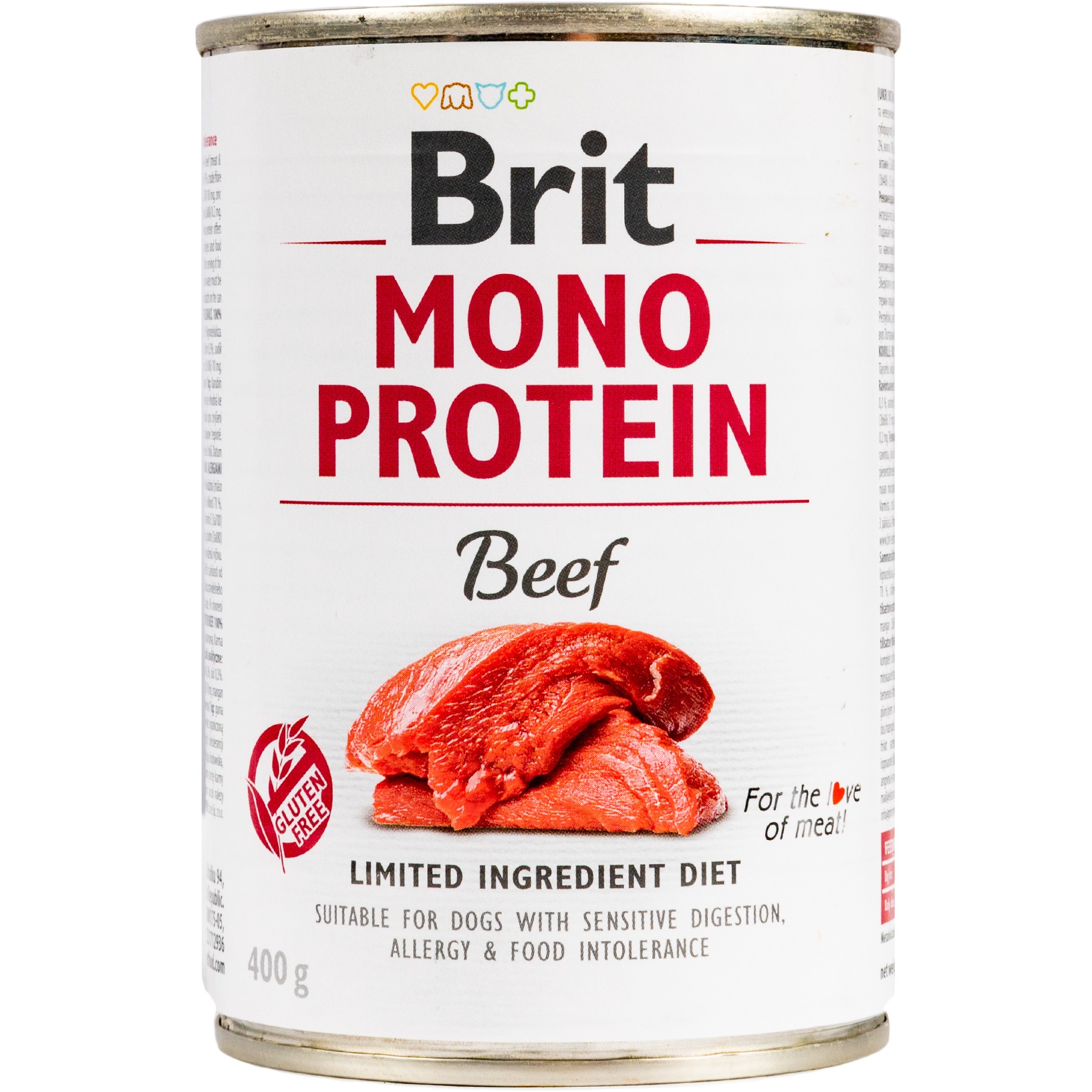 BRIT Mono Protein Dog Влажный корм для взрослых собак всех пород (Говядина)0