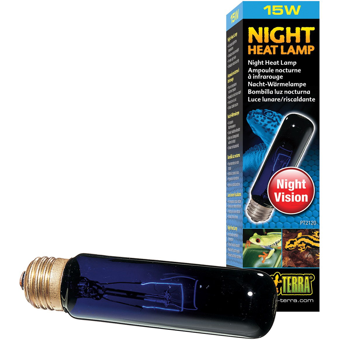 EXO TERRA Night Heat Lamp 15W Лампа нічна обігріваюча для тераріуму2