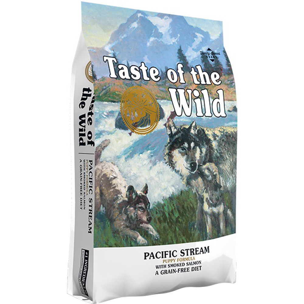 TASTE OF THE WILD Pacific Stream Puppy Formula Cухий корм для цуценят усіх порід (з копченим лососем)1