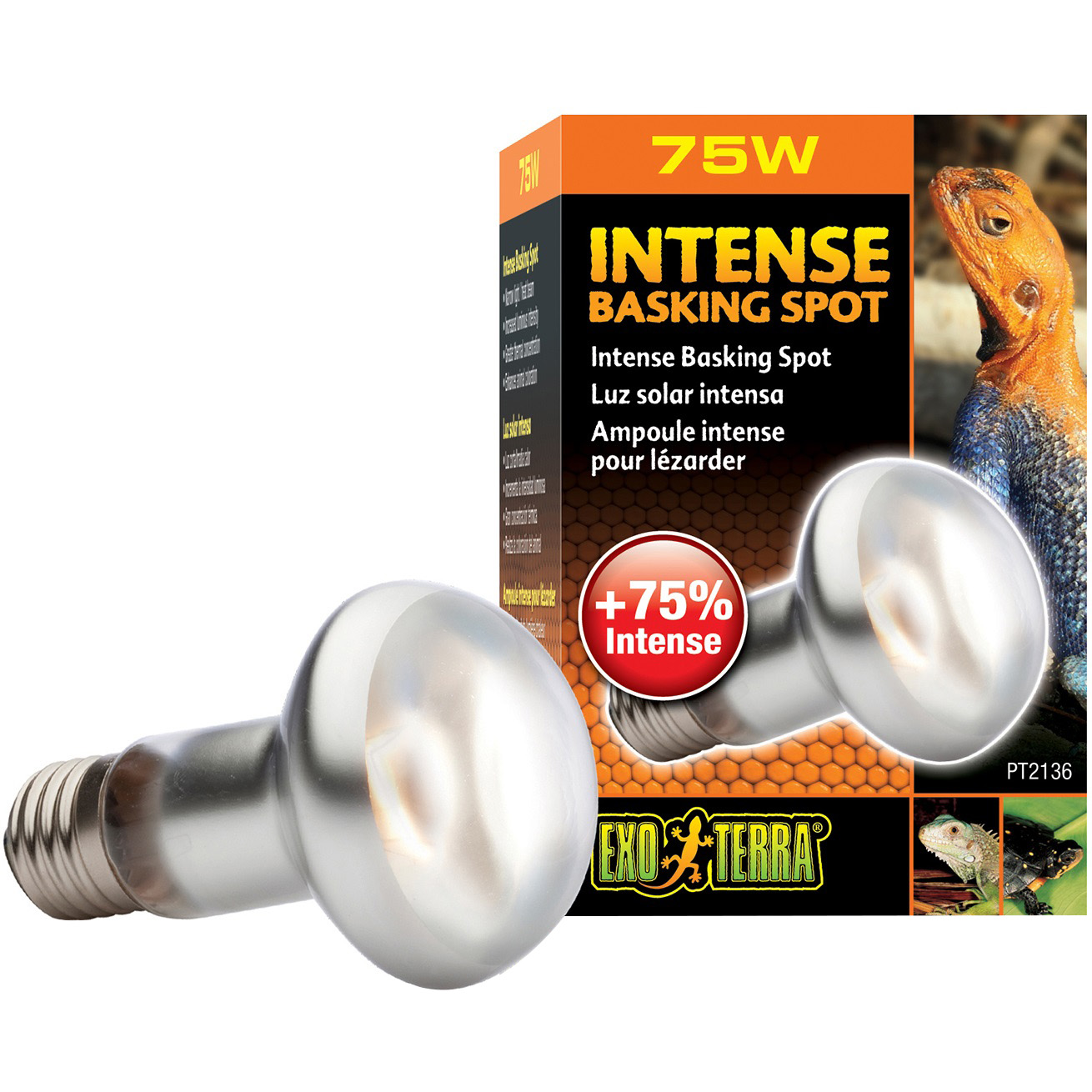 EXO TERRA Intense Basking Spot S20/75W Лампа для террариума2