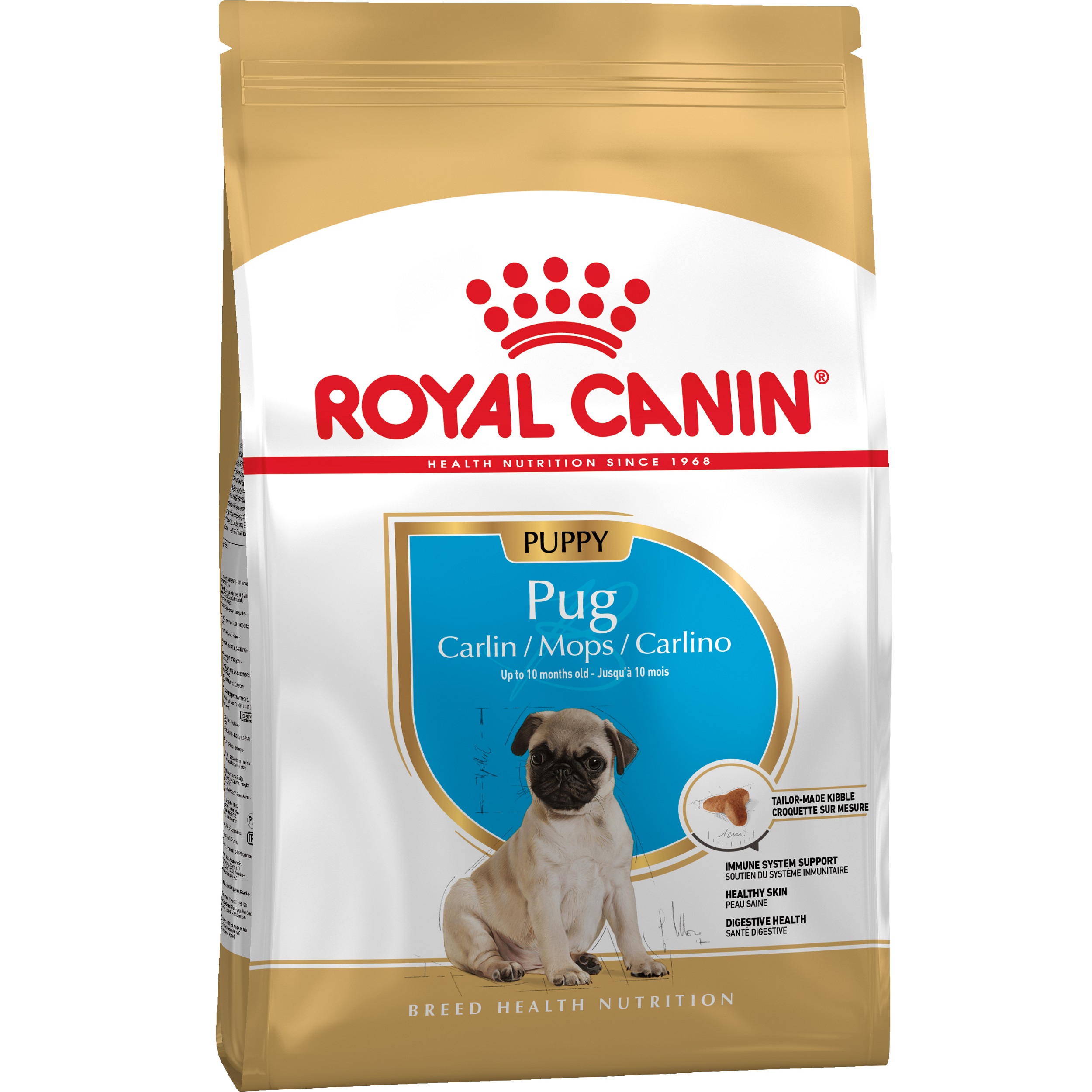 ROYAL CANIN Pug Puppy Сухой корм для щенков породы Мопс0