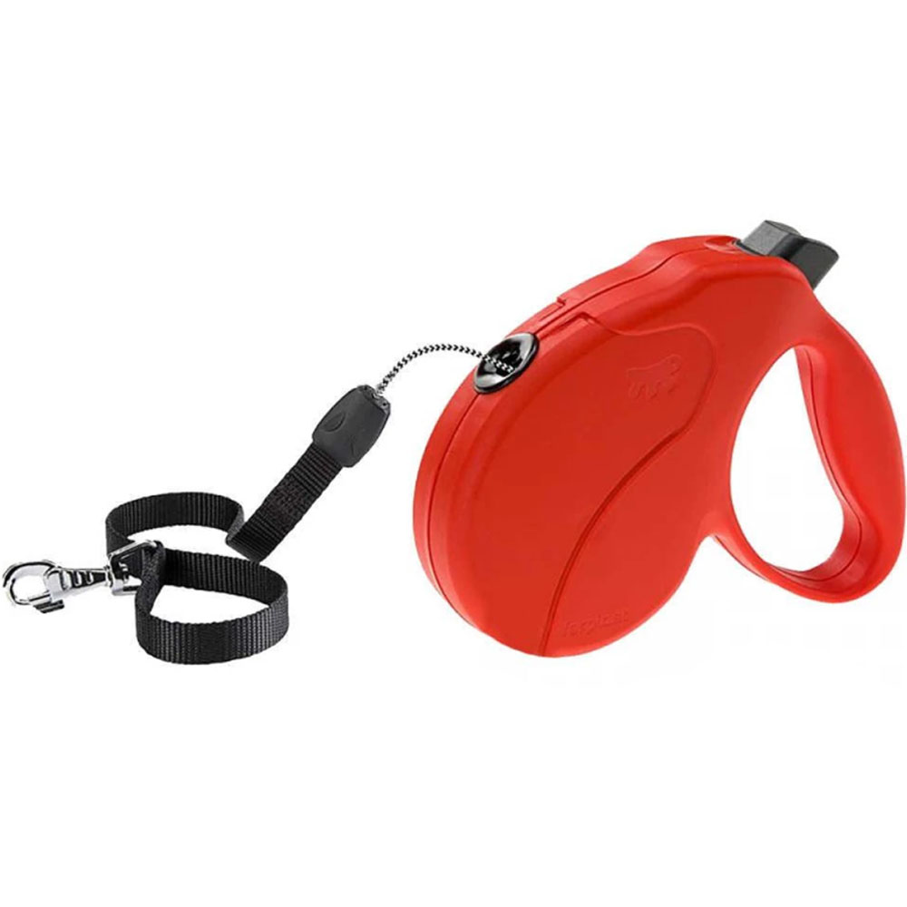 FERPLAST Amigo Easy M Cord Rosso Поводок-рулетка для собак0