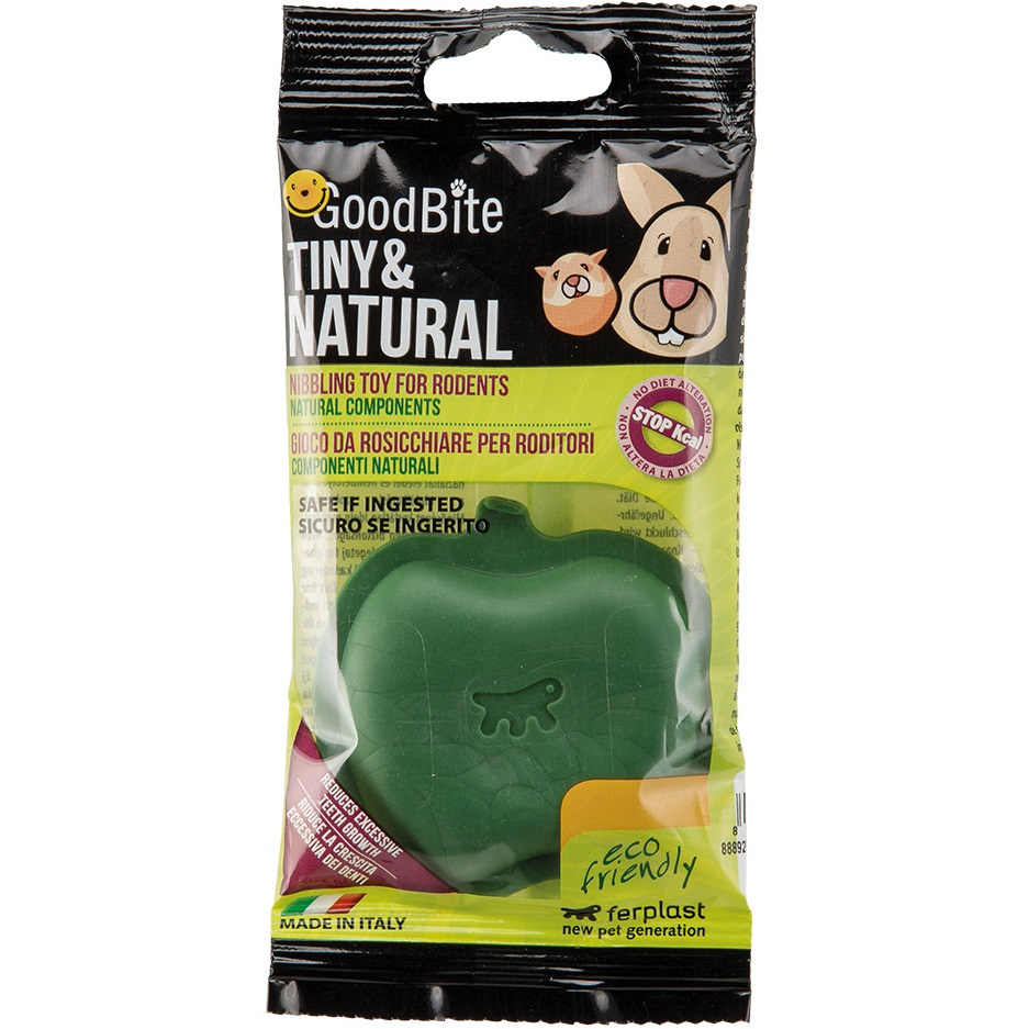 FERPLAST GoodBite Tiny & Natural Apple Жувальна іграшка для гризунів1