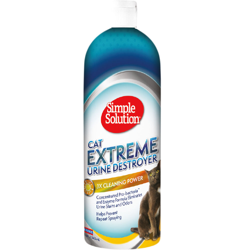 SIMPLE SOLUTION Cat Extreme Urine Destroyer Сверхмощное средство для нейтрализации запахов и удаления пятен от мочи котов и других домашних животных0