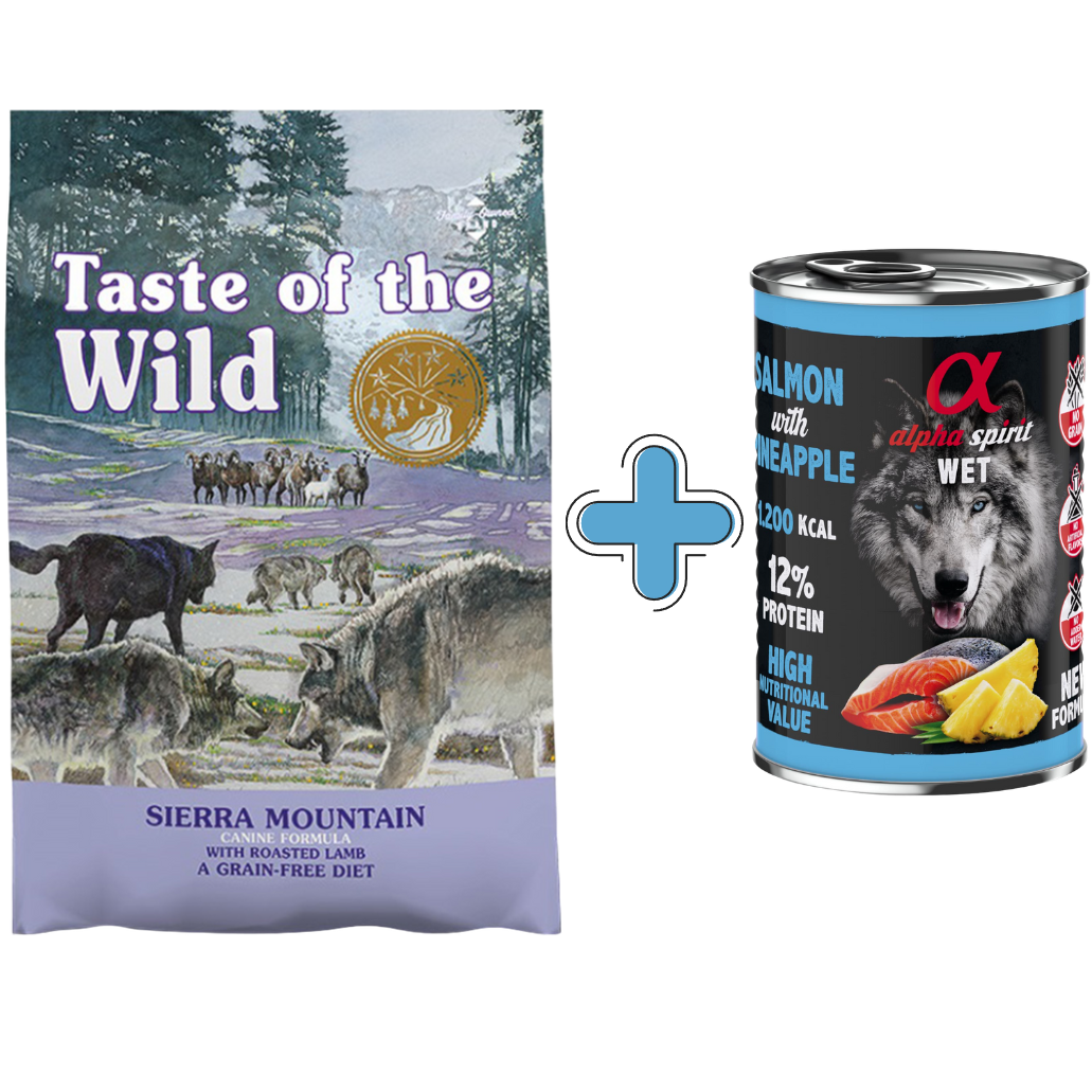 TASTE OF THE WILD Sierra Mountain Canine Formula Сухой корм для собак всех пород и всех стадий жизни (с ягненком)0