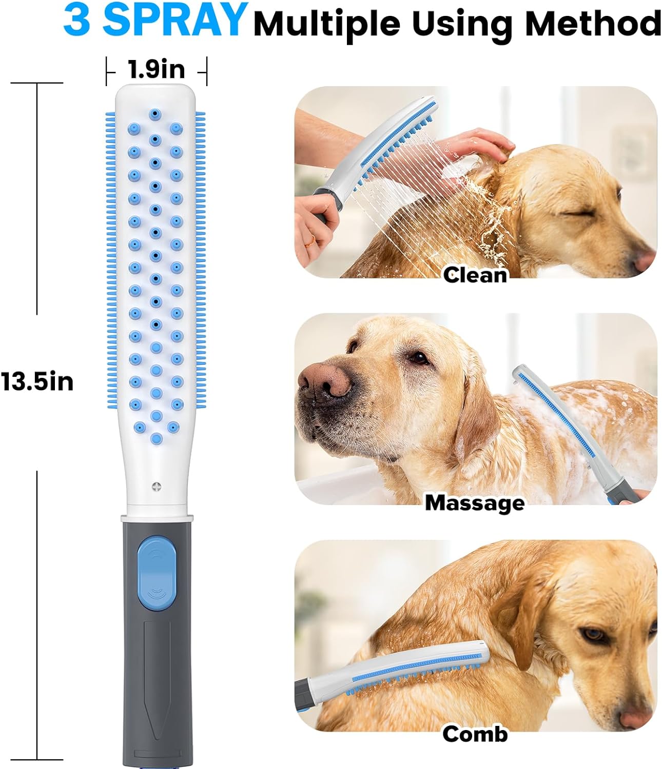 SHANDUS Professional Pet Shower Head Професійна душова насадка для собак2