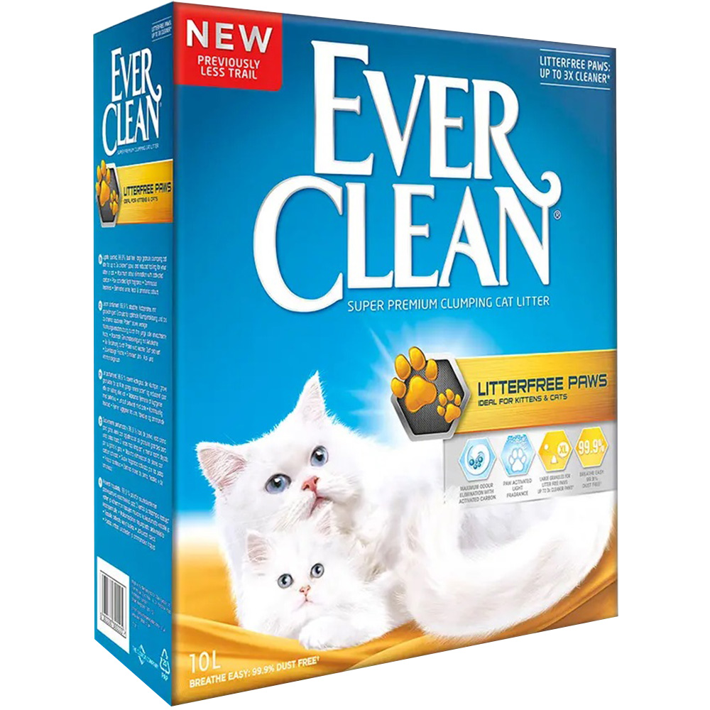 EVERCLEAN Litterfree Paws Наповнювач бентонітовий для котячих туалетів1