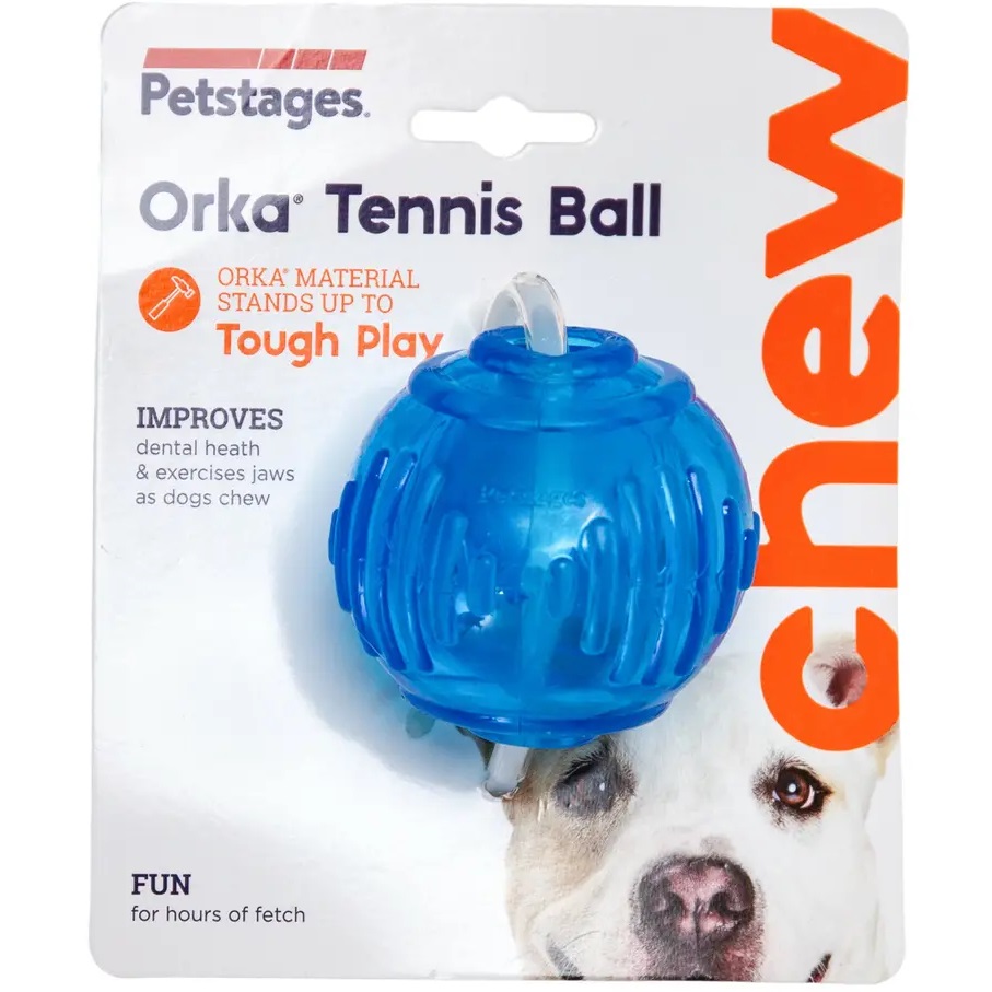 PETSTAGES Orka Tennis Ball Іграшка для собак Тенісний м`яч3