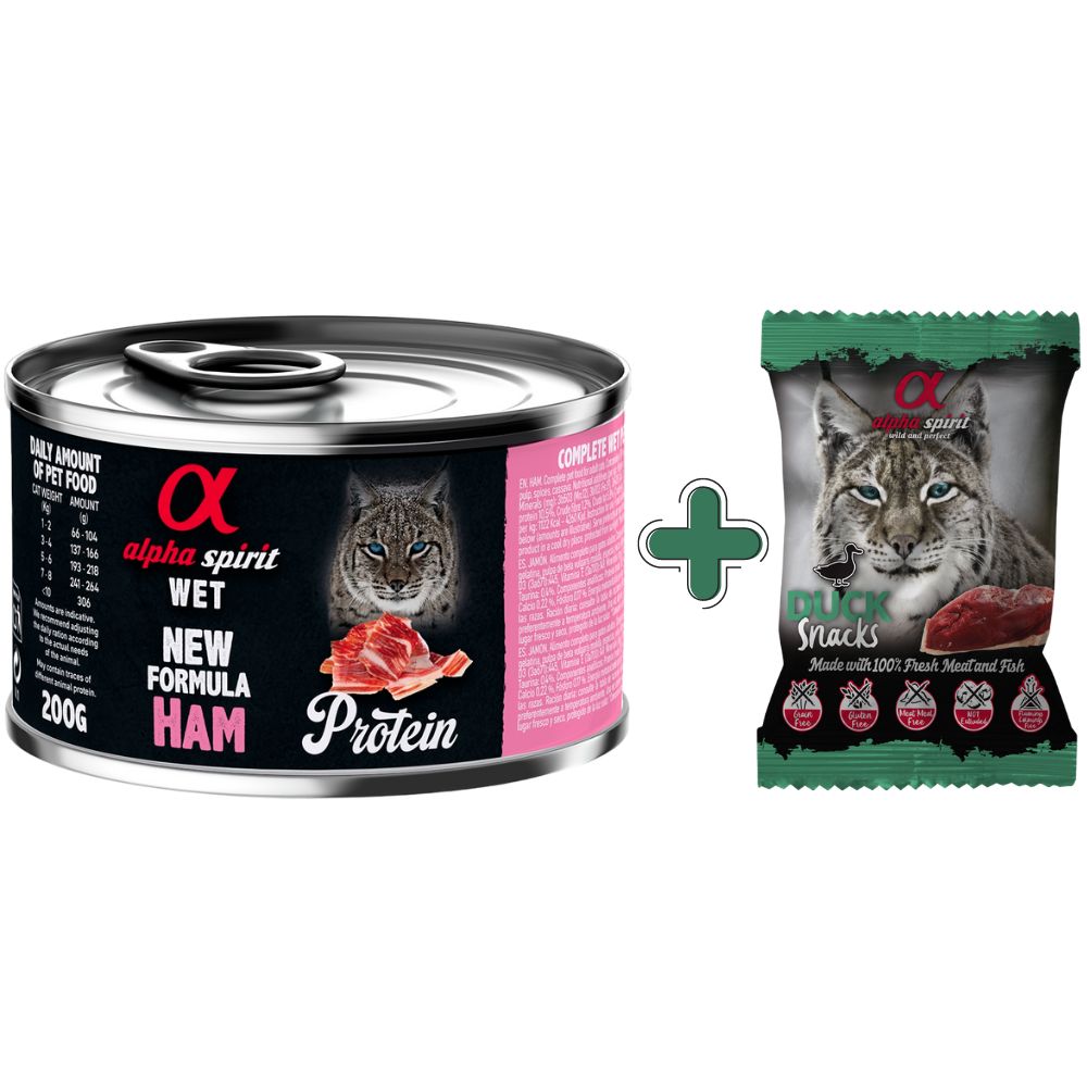 ALPHA SPIRIT Ham Protein for Adult Cat Вологий корм для дорослих котів усіх порід (зі свининою)0