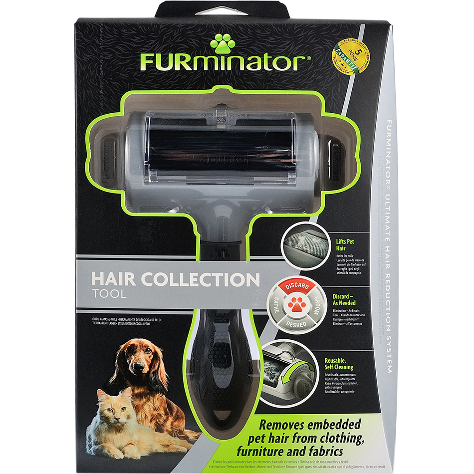 FURminator Щетка для собак и котов для сбора шерсти0